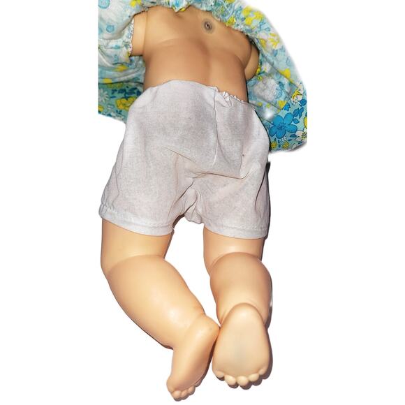 15" Vintage 1959 Cutest Cuddly Effanbee Blonde Hair- Blue Sleep Eyes Baby Doll - Picture 11 of 12